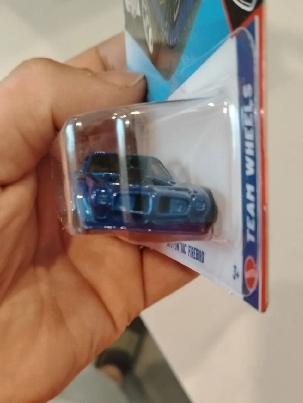 Mattel Hot Wheels 1970 Pontiac Firebird - Blue with White & Red Graphics